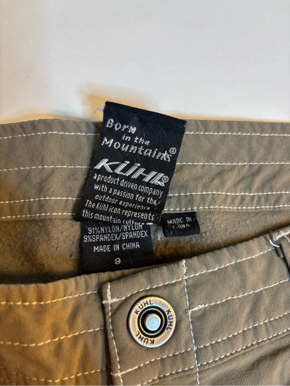 Kuhl tan Cargo Shorts